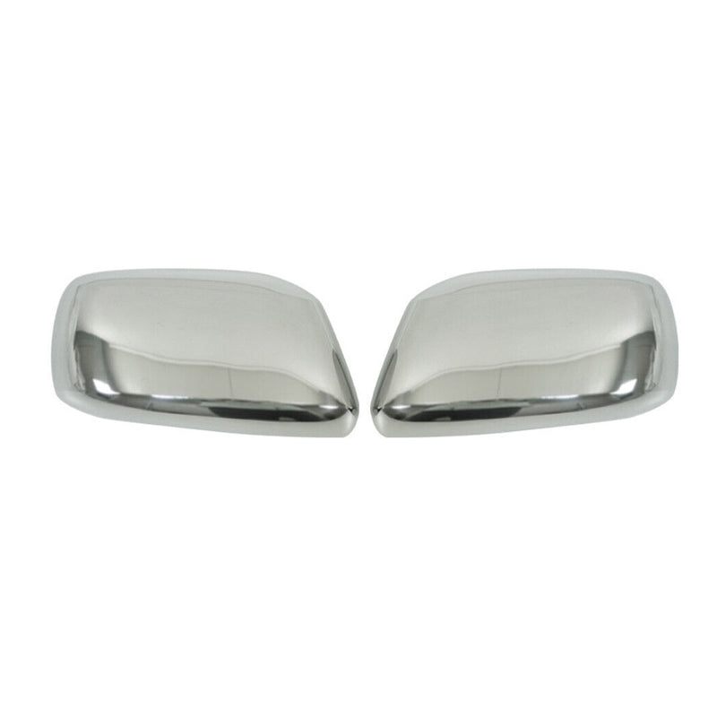 2005-2021 Nissan Frontier Side Mirror Cover Caps Steel Silver 2 Pcs