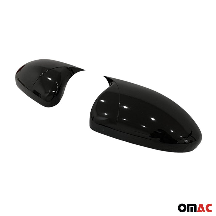 Side Mirror Cover Caps Fits Chevrolet Cruze Hatchback 2012-2016 Piano Black 2Pcs