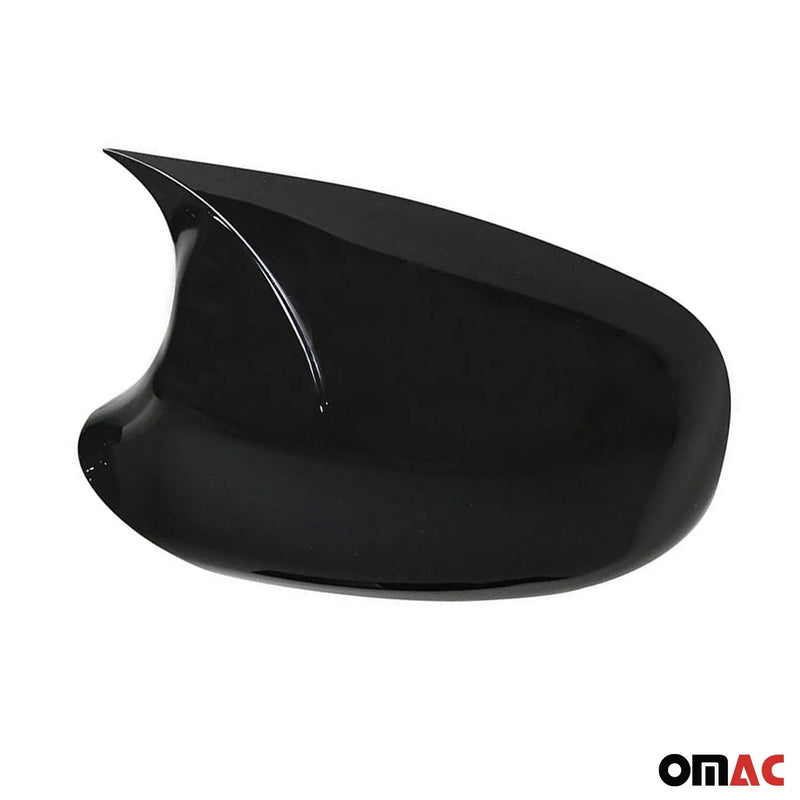 Side Mirror Cover Caps fits BMW 3 Series E90 E91 E92 2009-2012 ABS Gloss Black