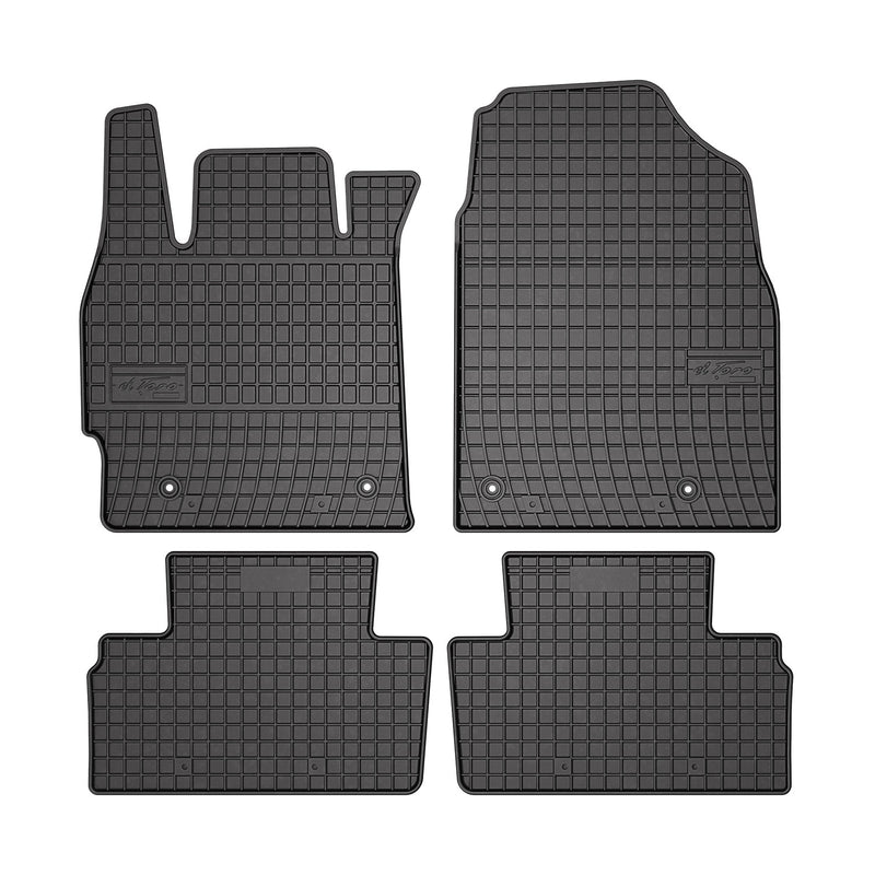 2007-2009 Mazda CX-7 Floor Mats Liners Full Set All Weather Rubber Black