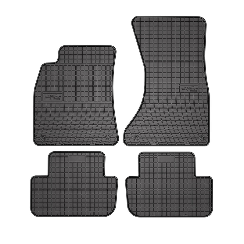 2008-2016 Audi A4 Sedan Wagon Allroad Floor Mats Liners Full Set All Weather Rubber