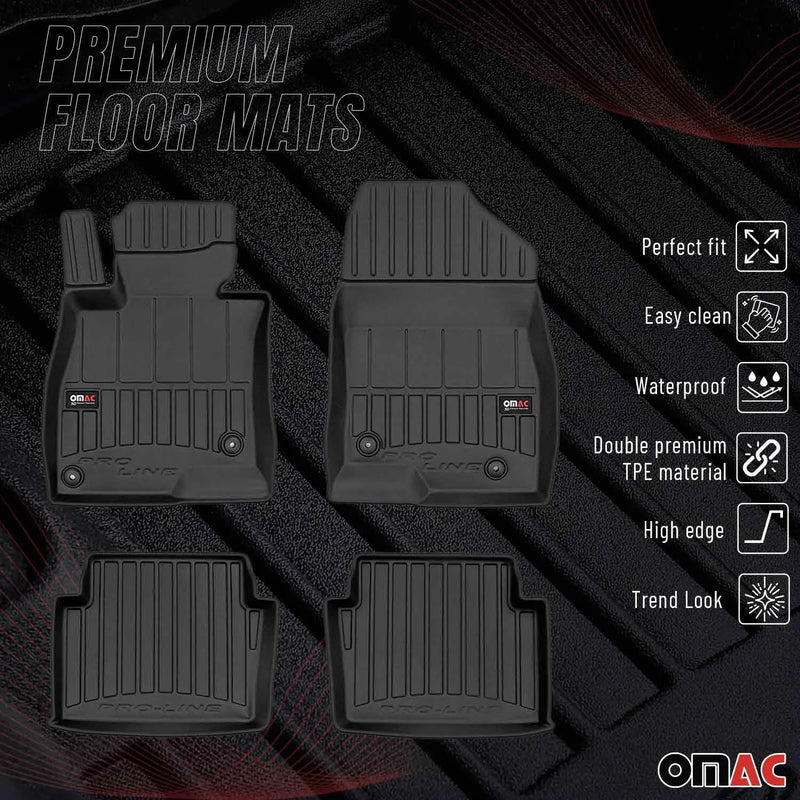 2014-2018 Mazda 3 Premium Floor Mats Liners Full Set All Weather Heavy Duty