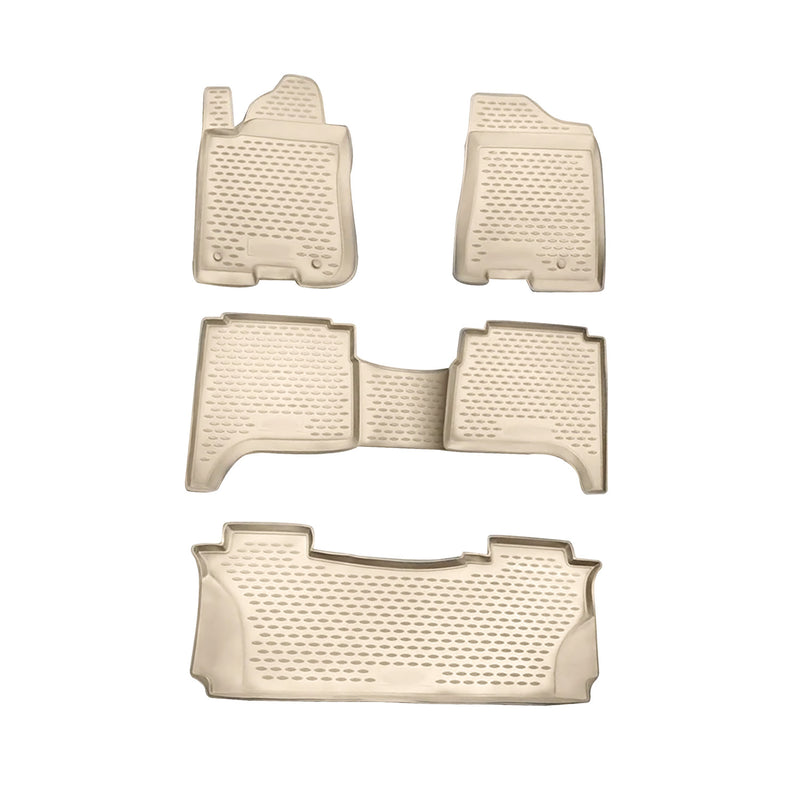 2004-2008 Infiniti QX56 Floor Mats Liners Full Set All Weather Beige