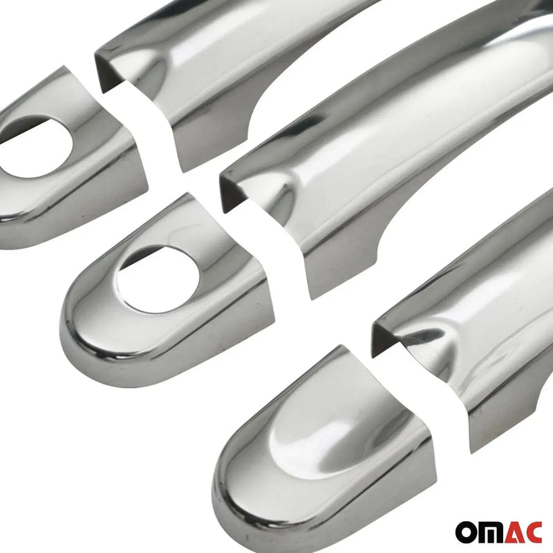 Car Door Handle Cover Protector for VW Amarok 2010-2020 Steel Chrome 8 Pcs - OMAC USA