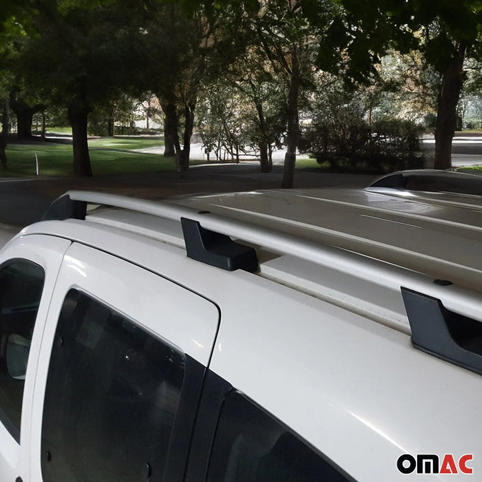 Roof Rack Cross Bars Roof Rail Set for Ford Transit 2015-2024 Gray 4x L3 Long