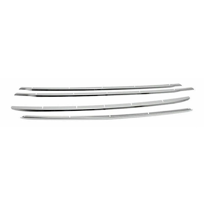 Front Bumper Trim Molding for Ford Transit Connect 2014-2019 Steel Silver 4 Pcs - OMAC USA