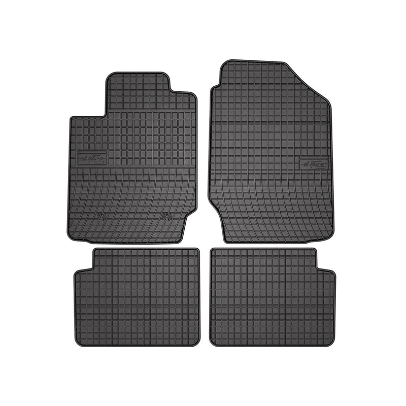 2003-2008 Toyota Corolla Floor Mats Liners Full Set All Weather Rubber Black