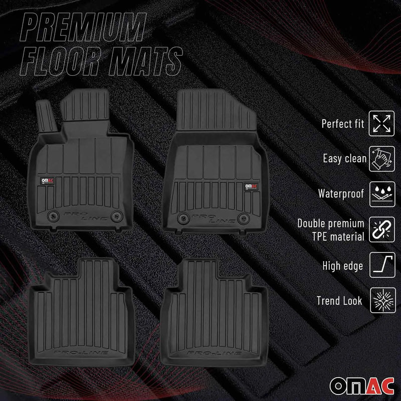 2019-2024 Lexus ES 300h Premium Floor Mats Liners Full Set All Weather Heavy Duty