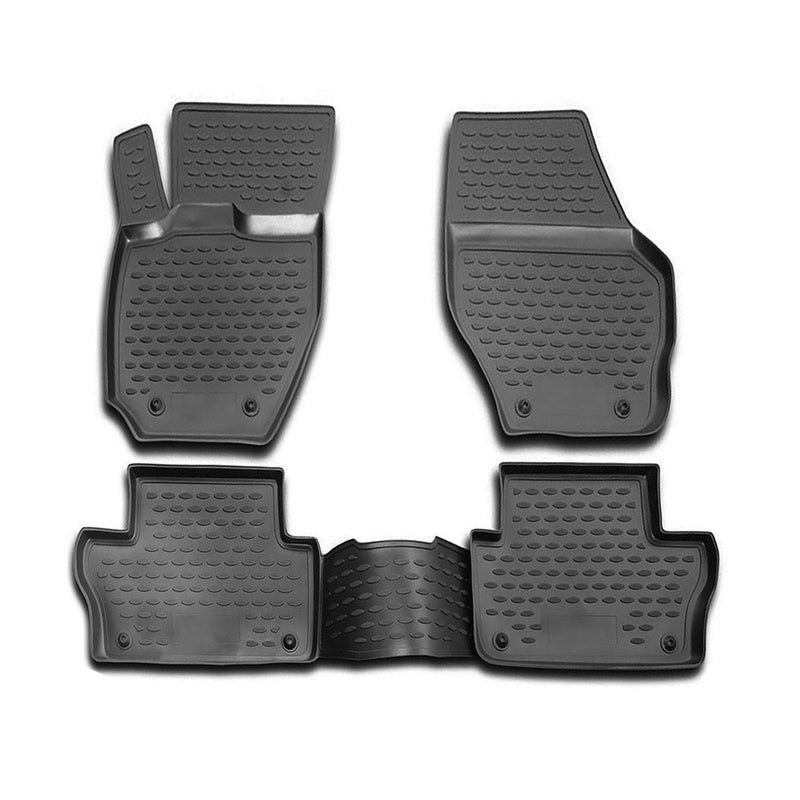 2010-2017 Volvo XC60 Floor Mats Liners Full Set All Weather Black