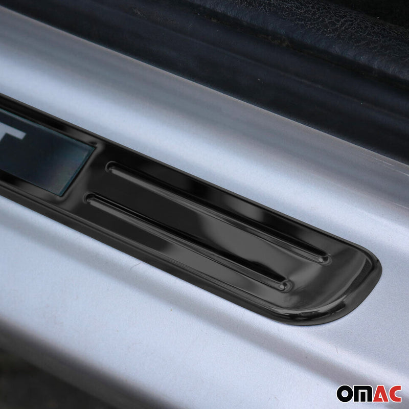 Mazda Door Sill Scuff Plate Illuminated Sport Steel Dark 4 Pcs