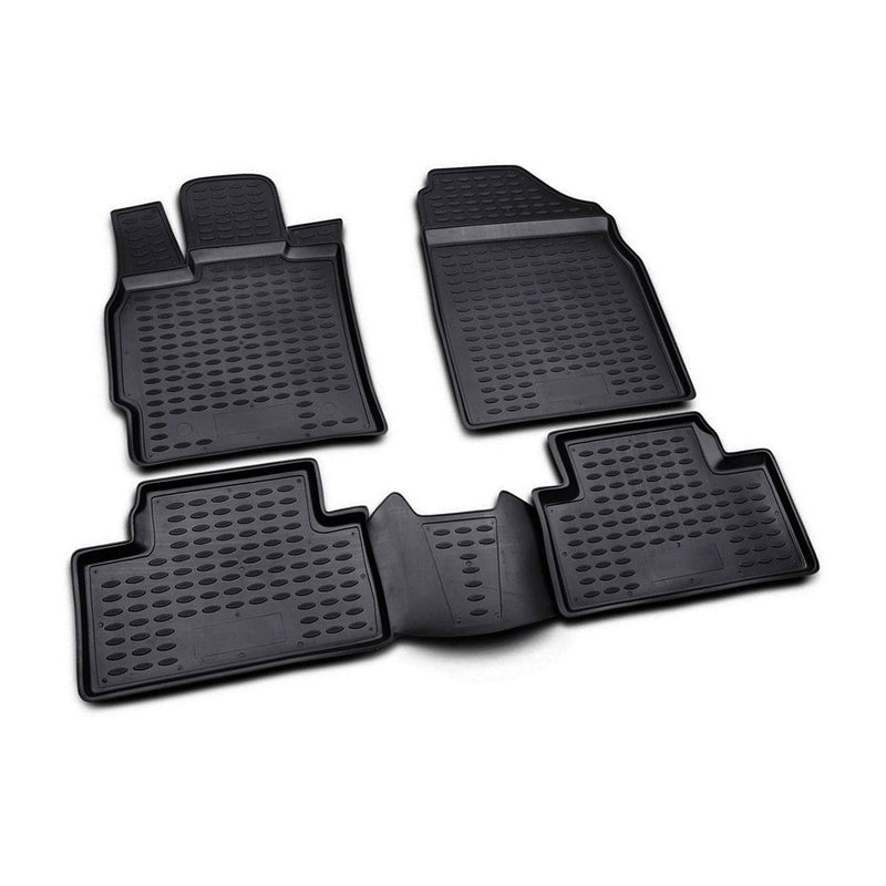 2010-2012 Mazda CX-7 Floor Mats Liners Full Set All Weather Black