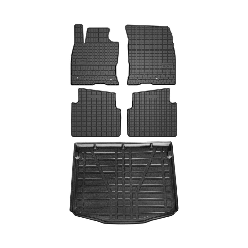 2020-2024 Ford Escape Floor Mats & Cargo Liner Full Set All Weather Black