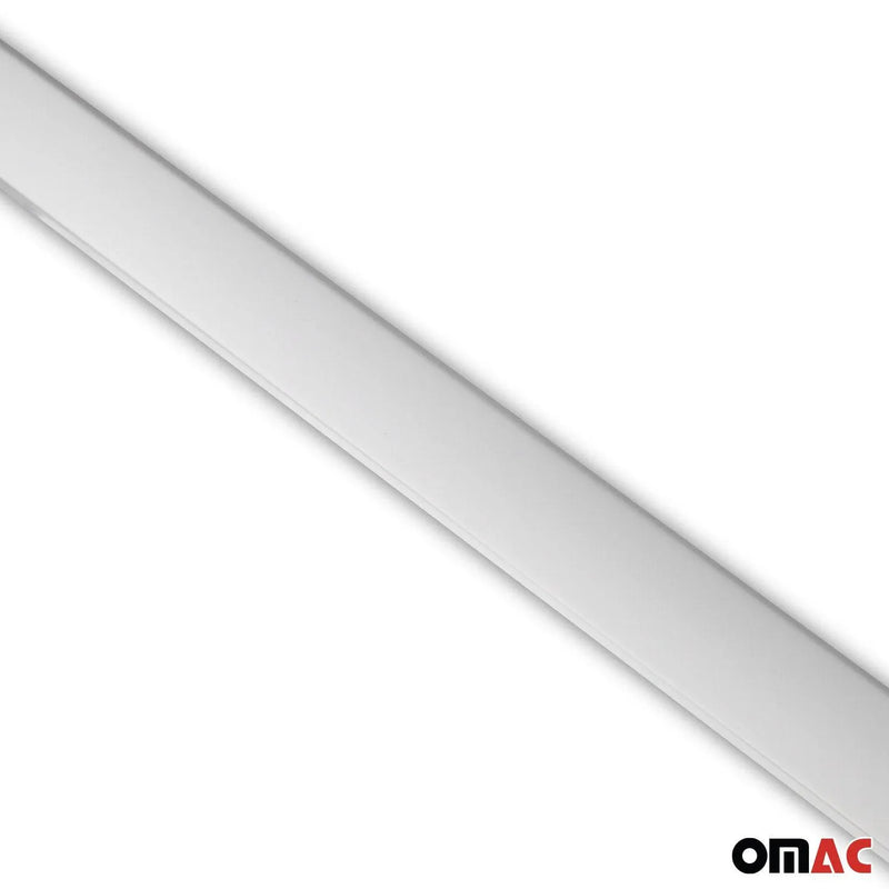 Rear Trunk Molding Trim for Smart ForTwo 2007-2015 Stainless Steel Silver - OMAC USA