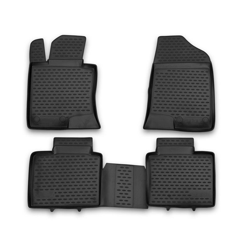 2015-2019 Hyundai Sonata Hybrid Floor Mats Liners Full Set All Weather Black