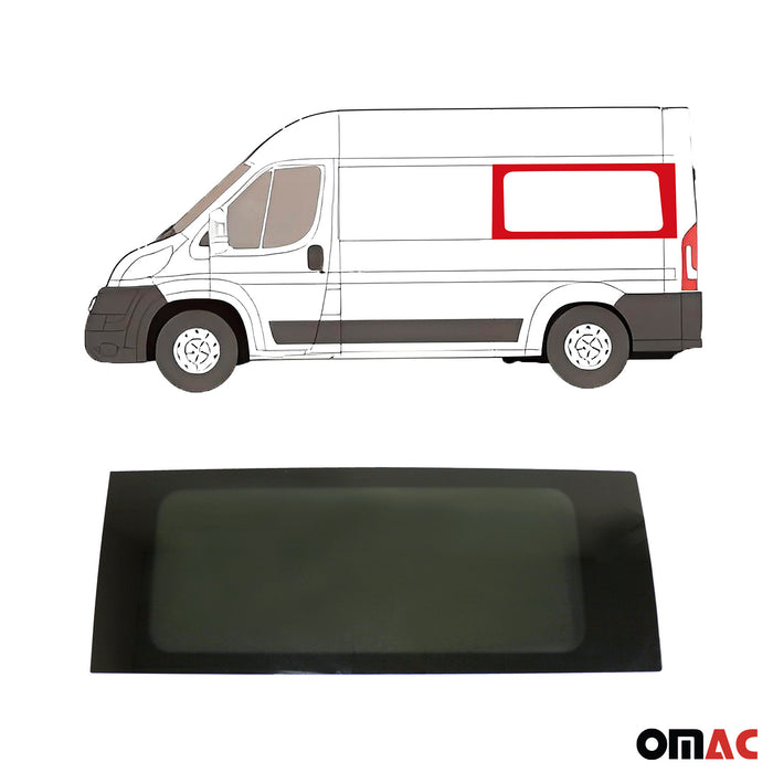 Window Glass for Ram Promaster 2014-2024 Rear Left Side L2 Black