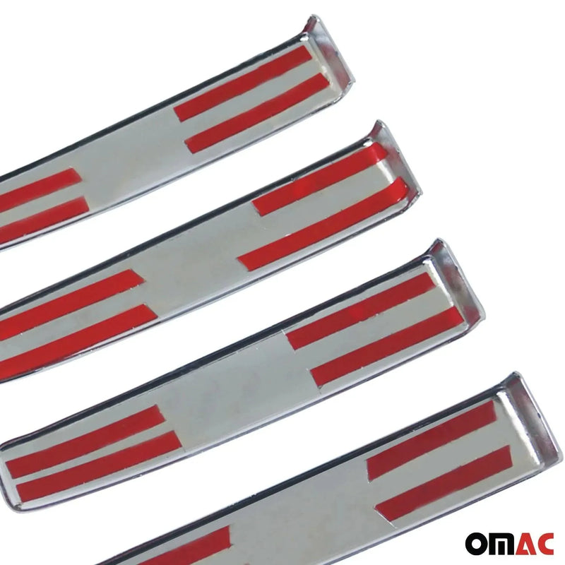 Car Door Handle Cover Protector for RAM ProMaster 2014-2024 Silver Chrome 4 Pcs - OMAC USA