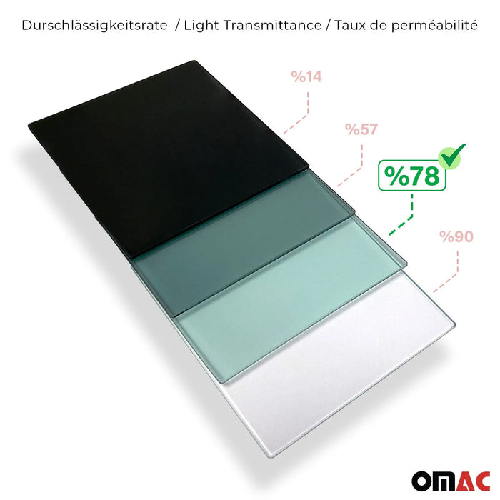 Quarter Window Glass for Ram Promaster 2014-2024 Left Driver Side L1 L2 L3 L4