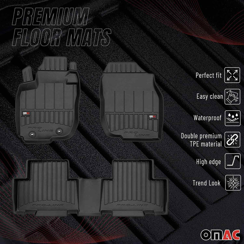 2006-2012 Toyota RAV4 Premium Floor Mats Liners Full Set All Weather Heavy Duty