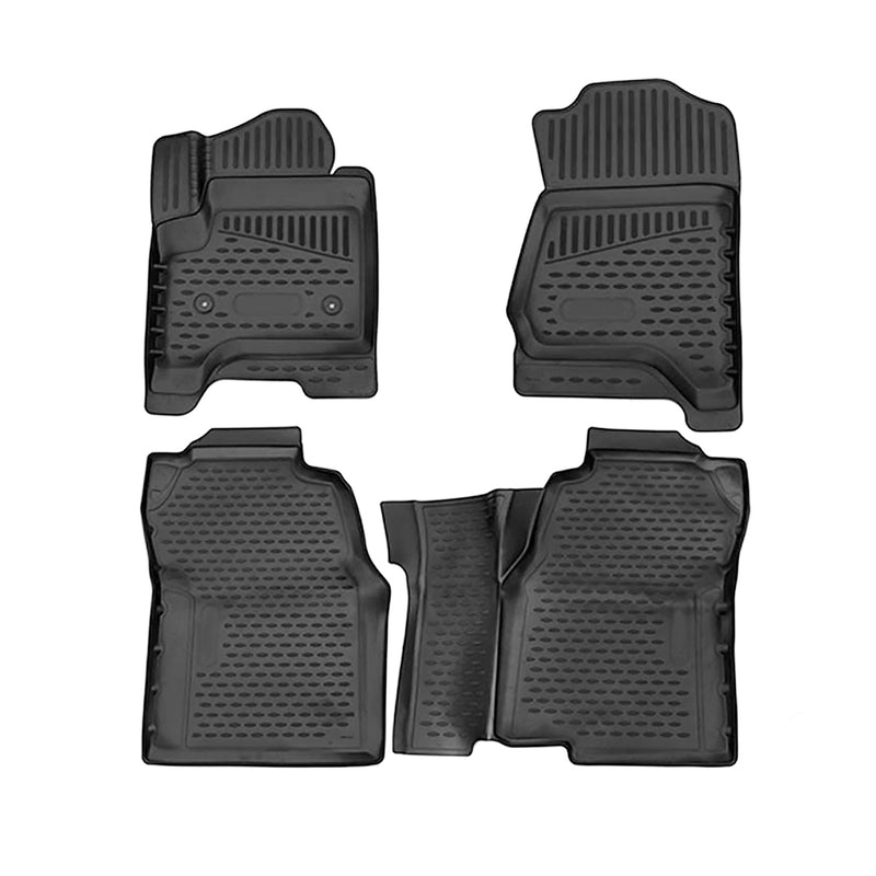 2014-2019 GMC Sierra Denali 1500/2500HD/3500HD 3gen. Crew Cab Floor Mats Liners Full Set All Weather