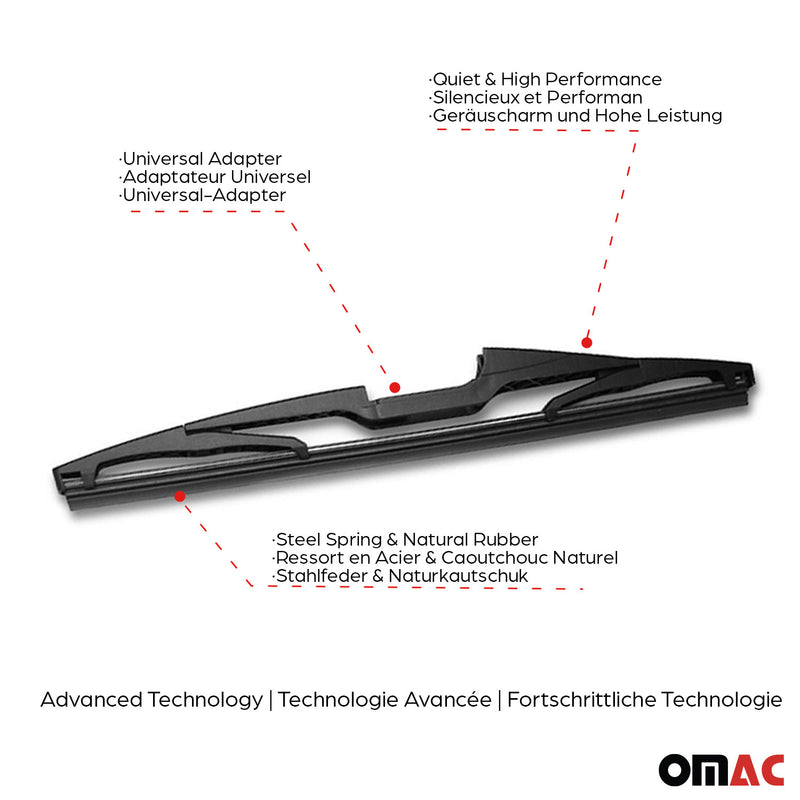 Rear Wiper Blade for Subaru Impreza 2005-2007 Durable Windshield