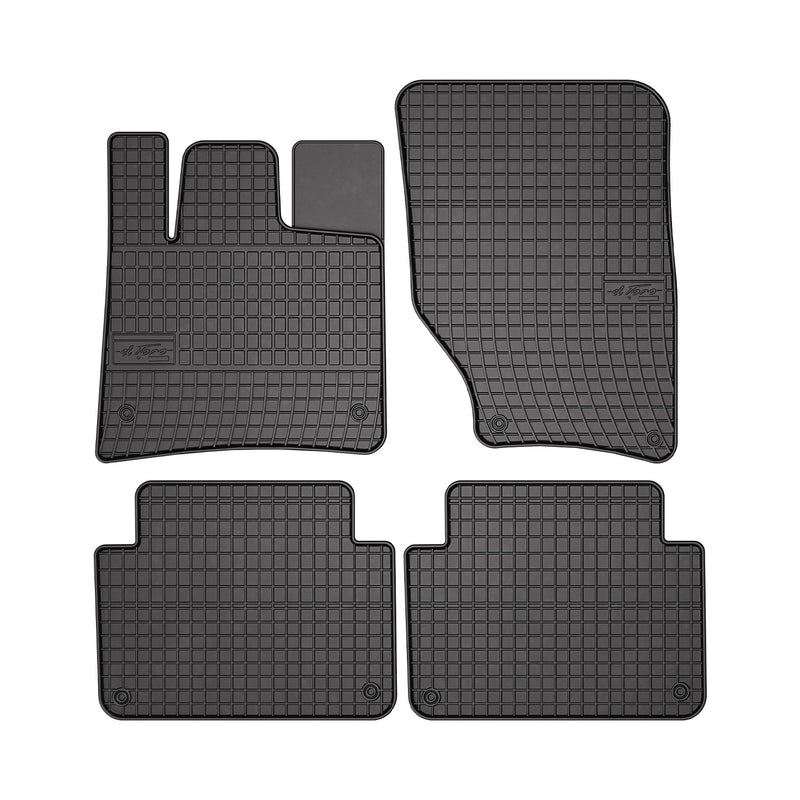 2007-2015 Audi Q7 Floor Mats Liners Full Set All Weather Rubber Black