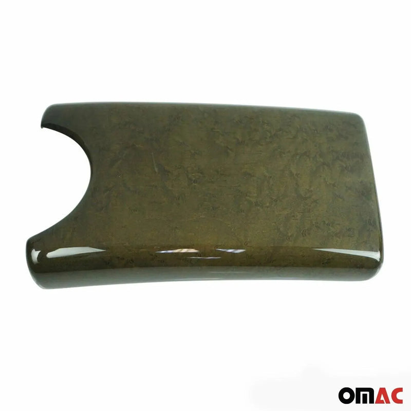 Armrest Box Lid Cover for Mercedes E Class W211 Sedan 2004-2009 Wood Black Green - OMAC USA