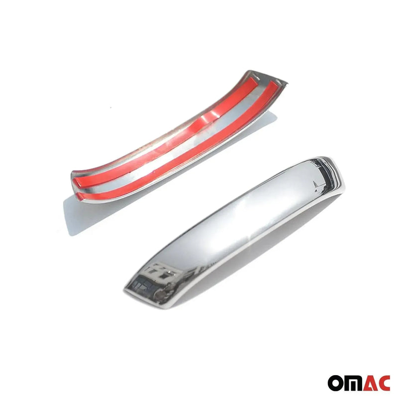 Car Door Handle Cover Trim for Smart ForTwo 1998-2007 Steel Chrome 2 Pcs - OMAC USA