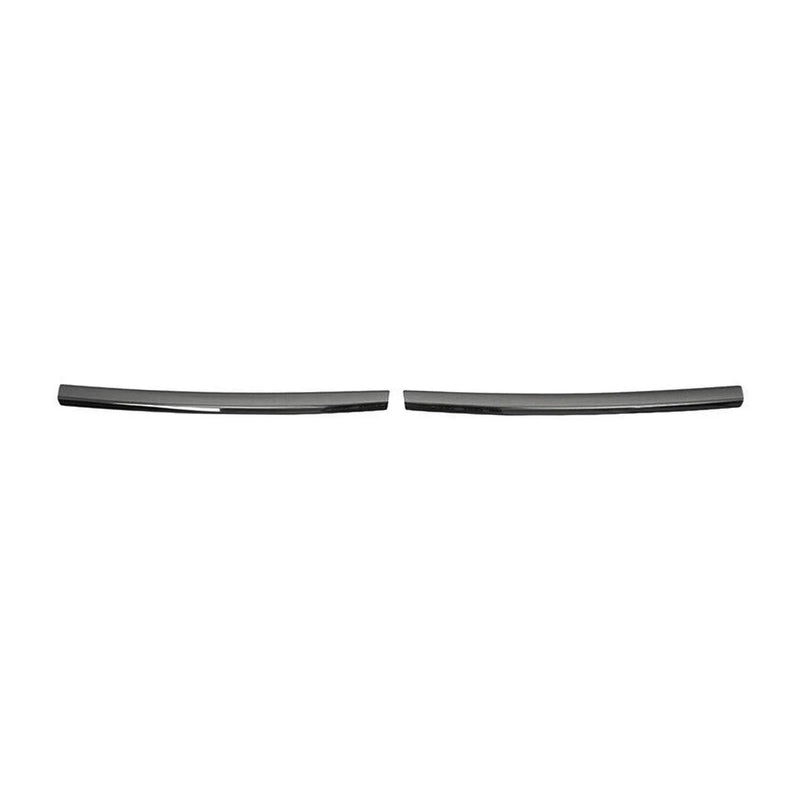 2015-2021 VW T6 Transporter Front Bumper Grill Trim Molding Steel Dark 2 Pcs