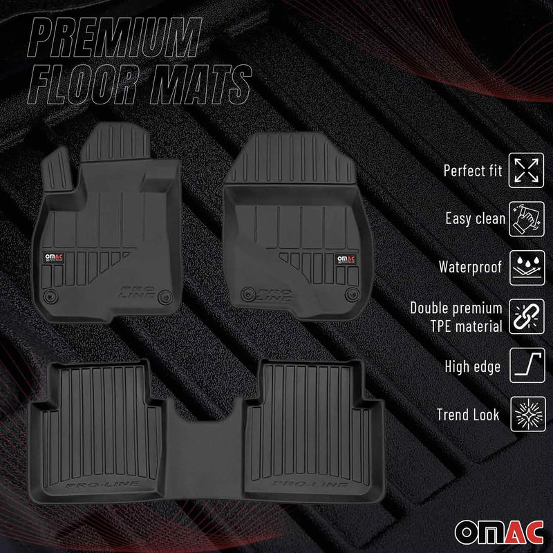 2017-2022 Honda CR-V Premium Floor Mats Liners Full Set All Weather Heavy Duty