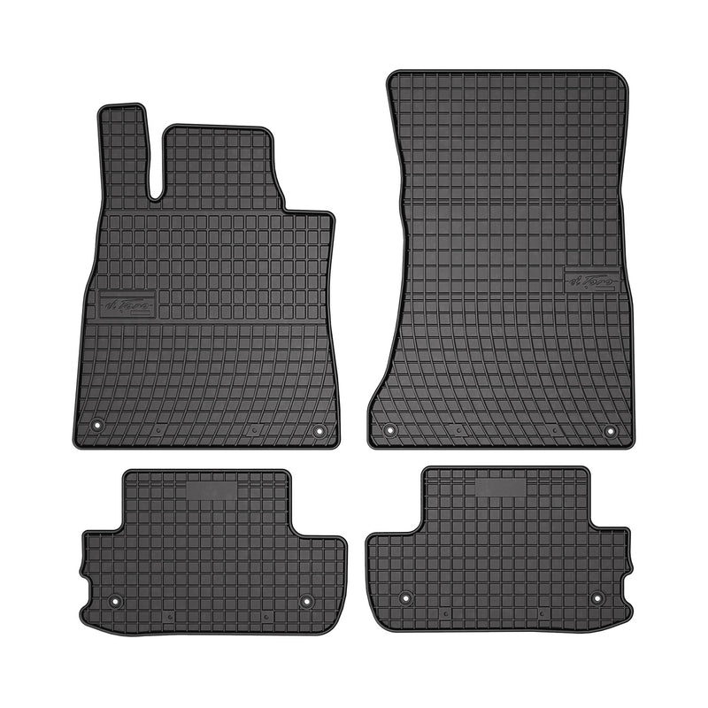 2015-2021 Mercedes S Class C217 Coupe Floor Mats Liners Full Set All Weather Rubber Black