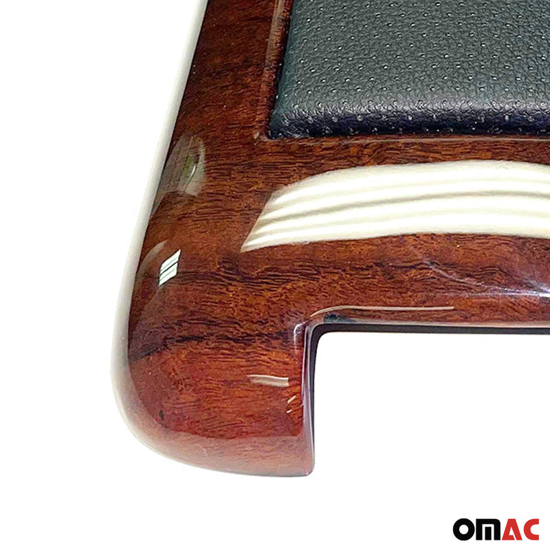 Armrest Box Lid Cover for Mercedes CLK Class C208 1997-2002 Wood Walnut