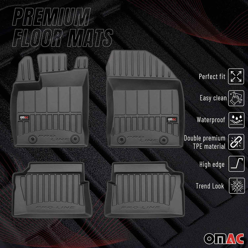 2011-2017 Lexus CT 200h Premium Floor Mats Liners Full Set All Weather Heavy Duty