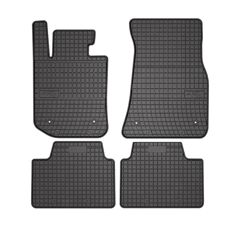 2019-2024 BMW 3 Series G20 Sedan / G21 Touring Floor Mats Liners Full Set All Weather Rubber Black