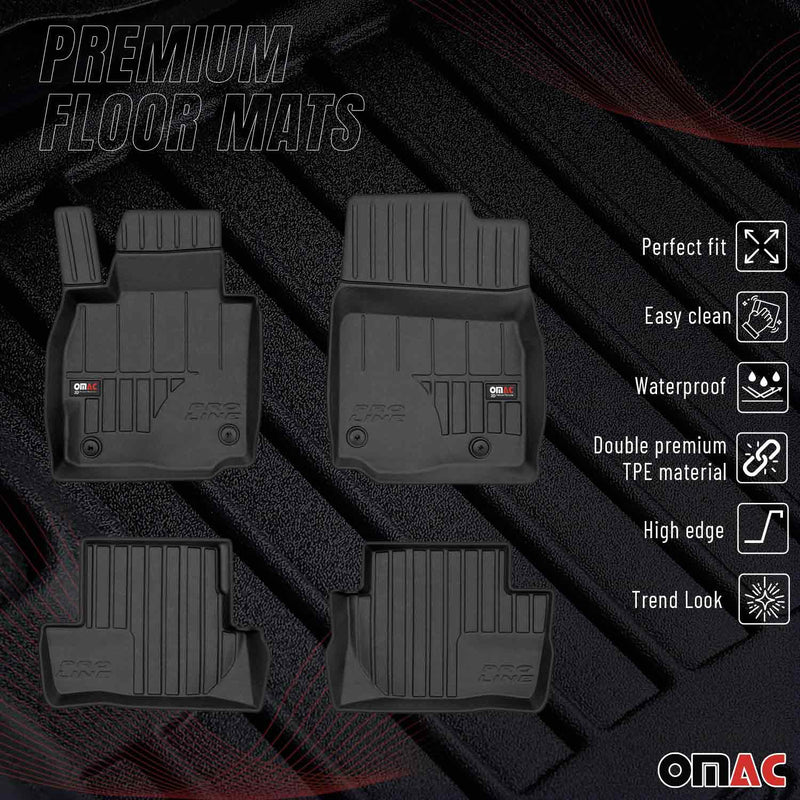 2022-2023 Mazda MX-30 EV Premium Floor Mats Liners Full Set All Weather Heavy Duty