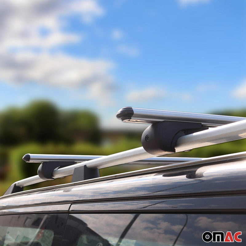 Roof Rack Cross Bars Luggage Carrier for Ford Escape 2008-2012 Gray Lockable