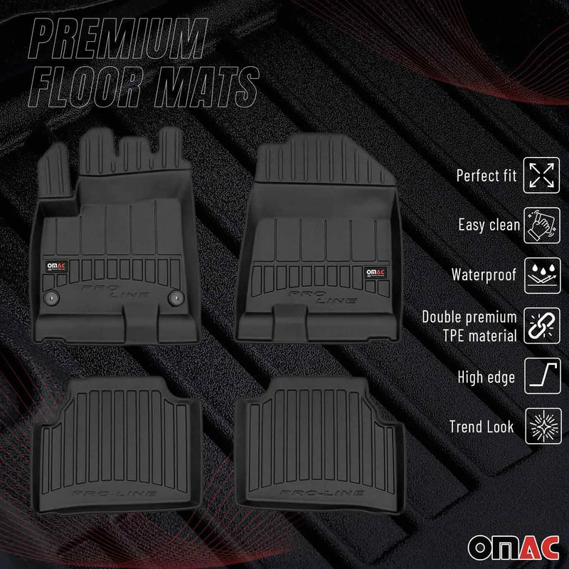 2019-2022 Kia Niro EV Premium Floor Mats Liners Full Set All Weather Heavy Duty