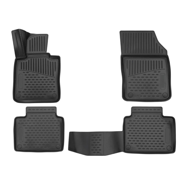 2018-2021 Volvo V90 Floor Mats Liners Full Set All Weather Black