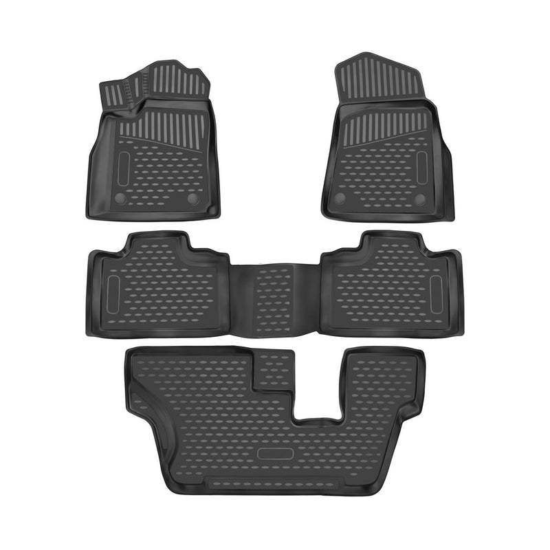 2018-2020 Dodge Durango Floor Mats Liners Full Set All Weather Black