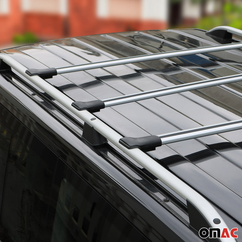 2014-2024 RAM ProMaster Roof Rack Cross Bars 3Pcs Silver