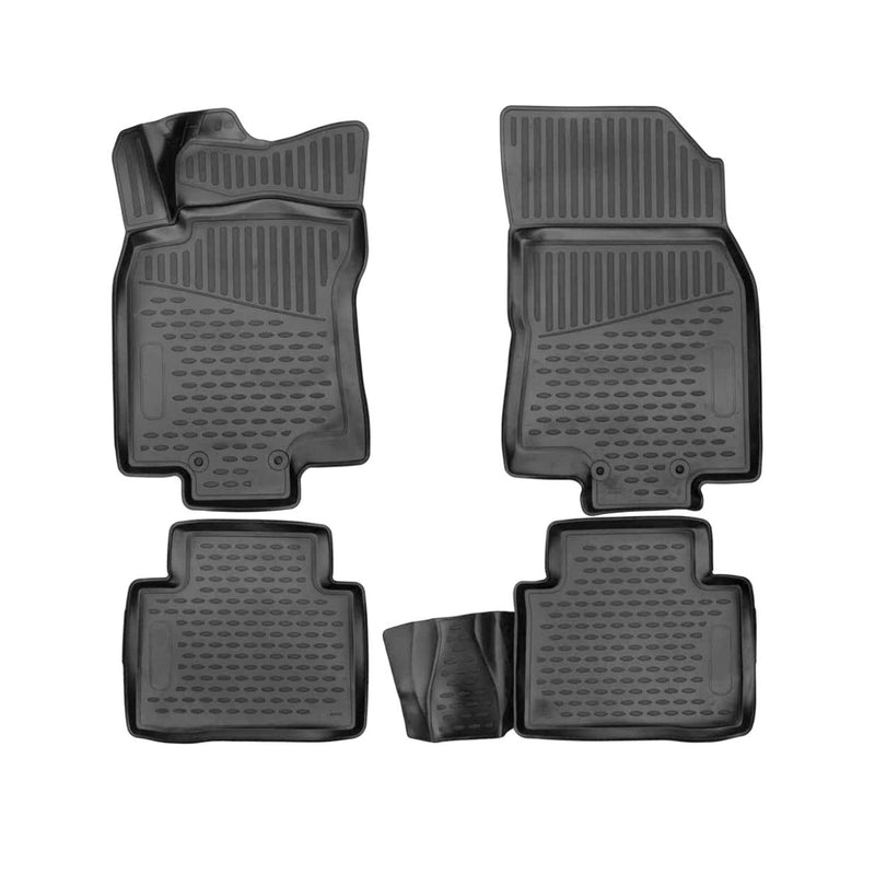 2014-2020 Nissan Rogue Floor Mats Liners Full Set All Weather Black