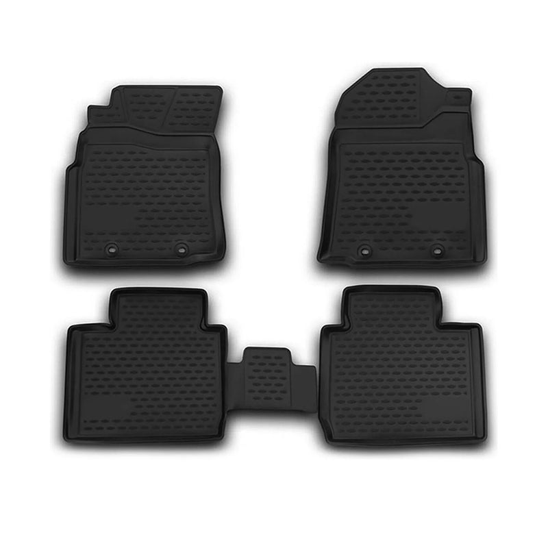 2012-2015 Toyota Tacoma Access Cab Floor Mats Liners Full Set All Weather