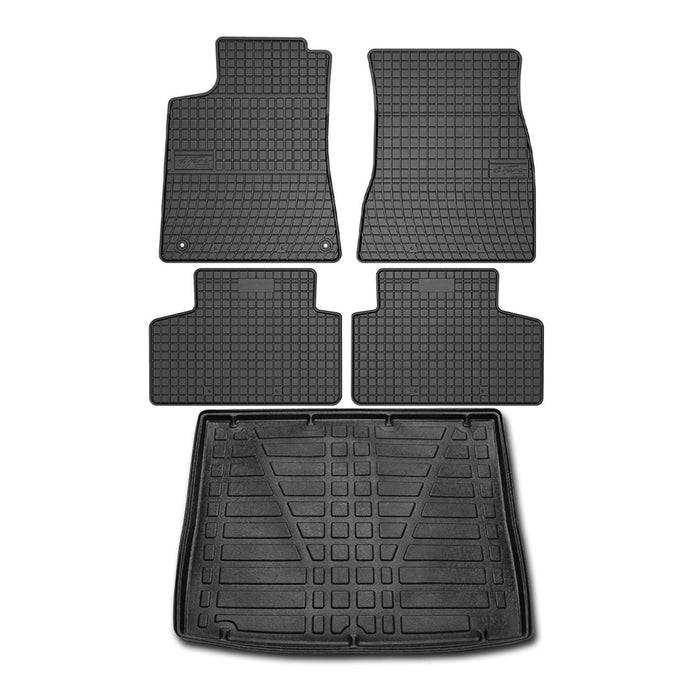 Floor Mats Cargo Liner Set for Mercedes GLB Class X247 2020-2024 5Seats TPE