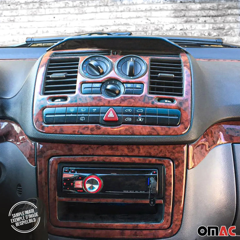 2015-2022 RAM ProMaster City Wooden Look Dashboard Console Trim Kit 28x