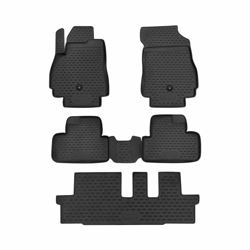 2012-2014 Chevrolet Orlando Floor Mats Liners Full Set All Weather Black