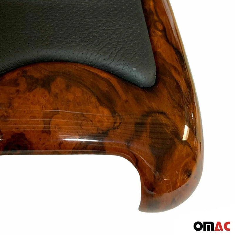 Armrest Box Lid Cover for Mercedes C Class W203 2001-2009 Wood Walnut 1Pc