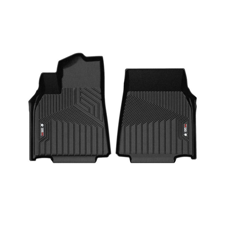 2022-2025 Tesla Model Y Premium Floor Mats Liners First Row Front Black