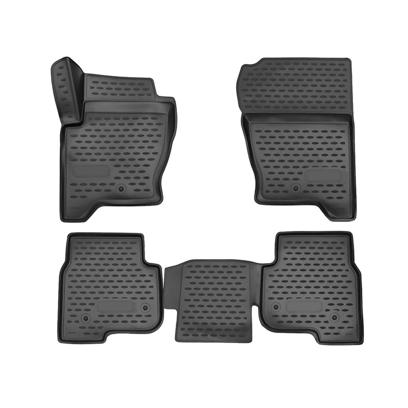 2015-2019 Land Rover Discovery Floor Mats Liners Full Set All Weather Black