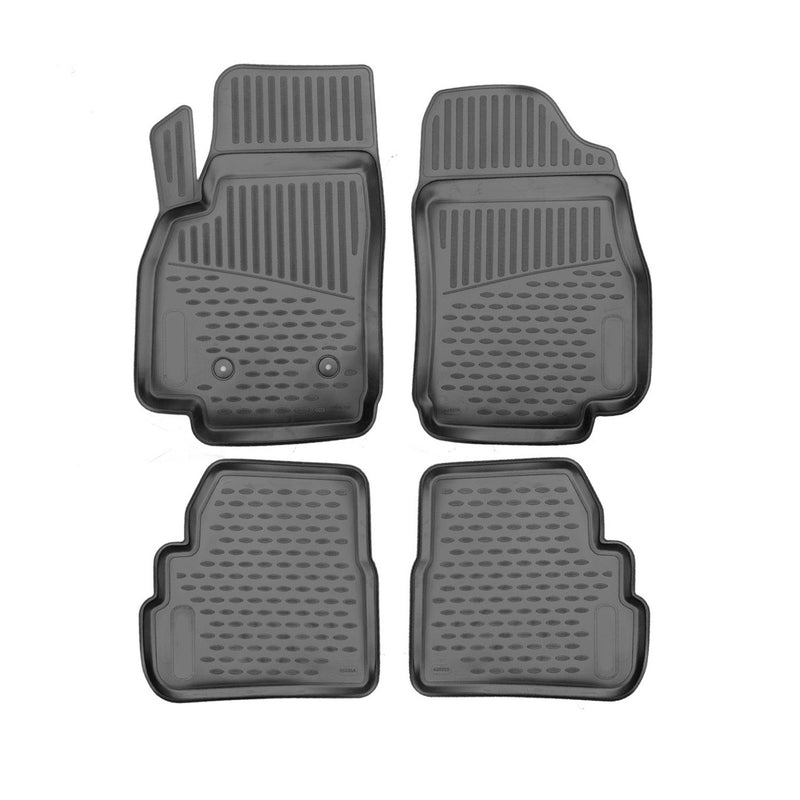 2016-2022 Chevrolet Spark Floor Mats Liners Full Set All Weather Black