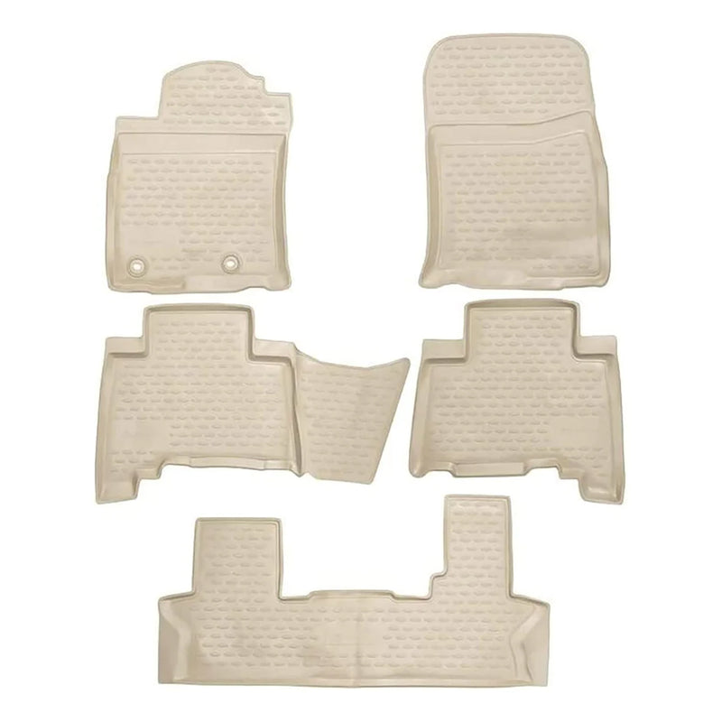 2010-2013 Lexus GX 460 Floor Mats Liners Full Set All Weather Beige