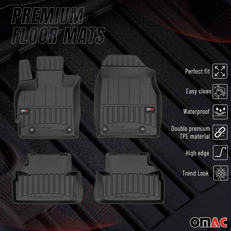 2007-2012 Mazda CX-7 AWD/FWD Premium Floor Mats Liners Full Set All Weather Heavy Duty